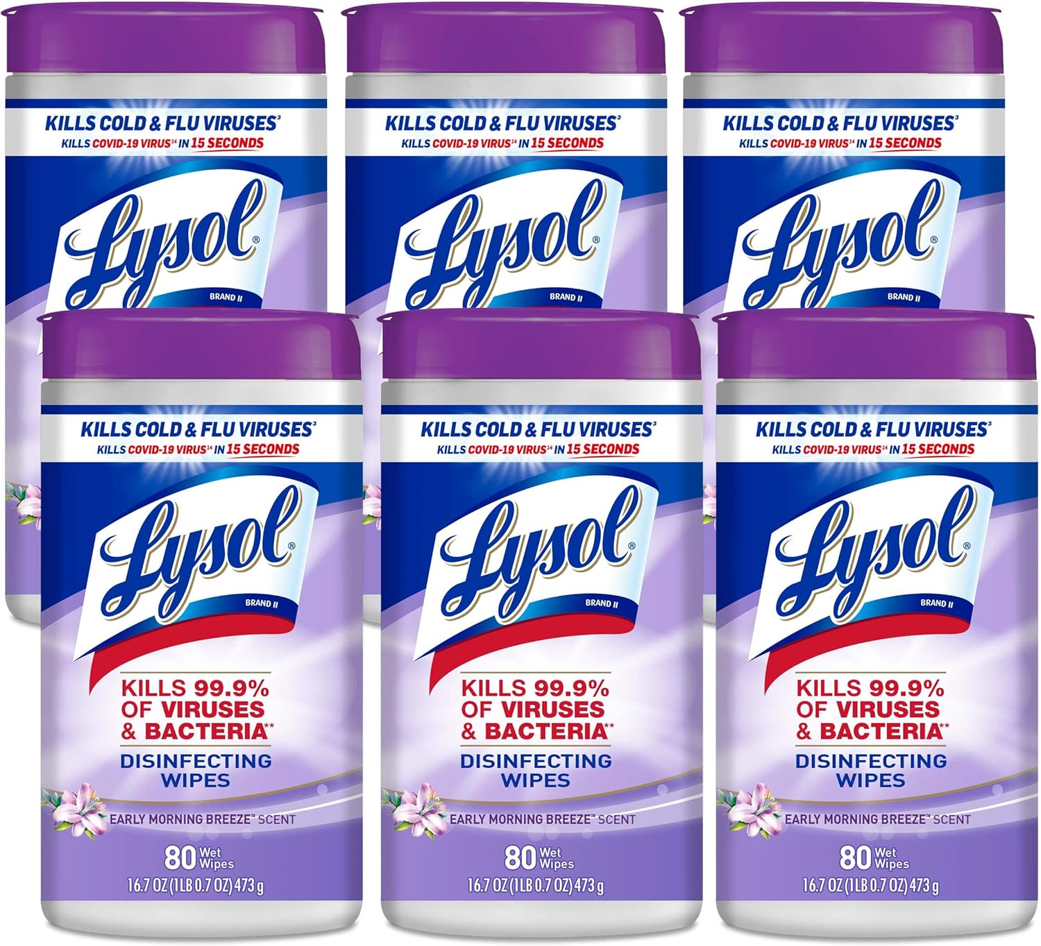 Lysol Disinfectant Wipes for Multi-Surface Cleaning and Disinfecting