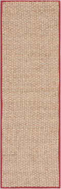 Natural Fiber Area Rug - 2ft 6in x 4ft Seagrass Basketweave Design