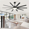 72 inch Large Ceiling Fan with Lights and Remote - Quiet DC Motor