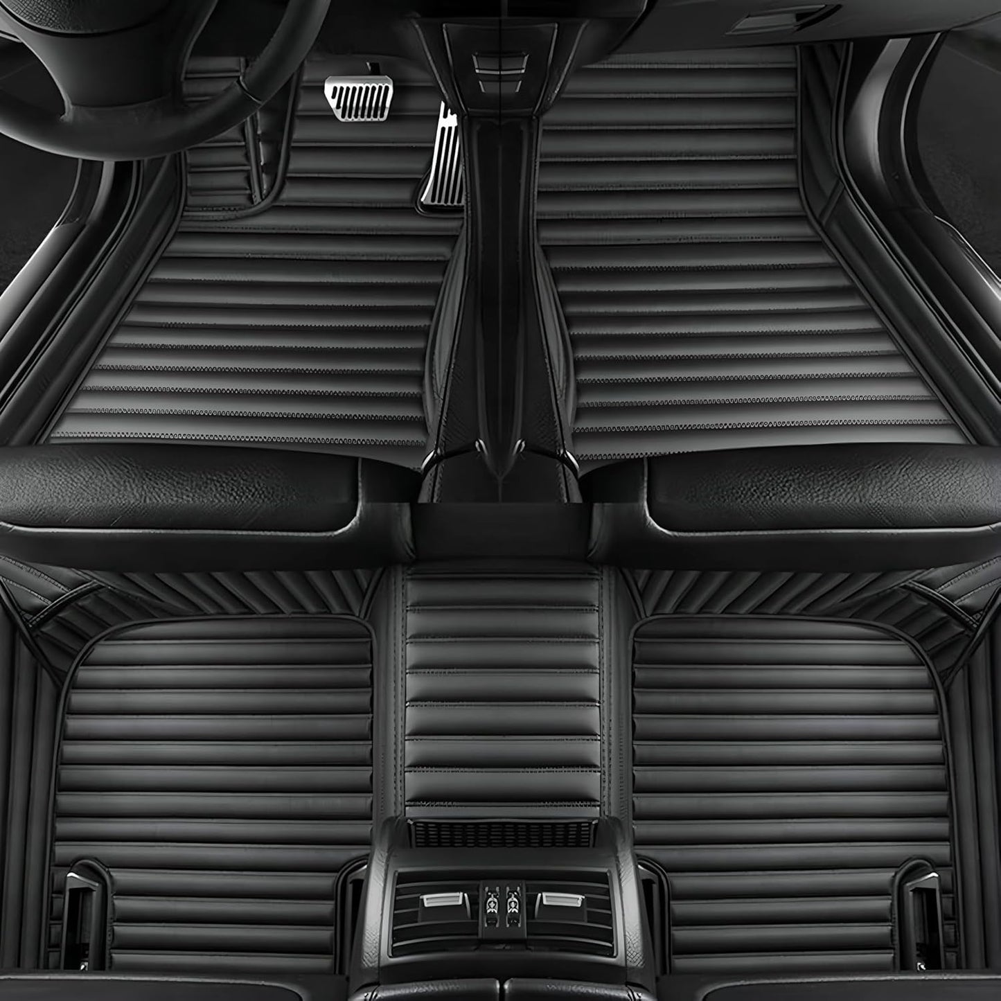 Customize All-Weather Protection Luxury Leather Floor Mats for Cars