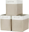 Extra Large Storage Baskets 3-Pack 17x12x15 in - Foldable Closet