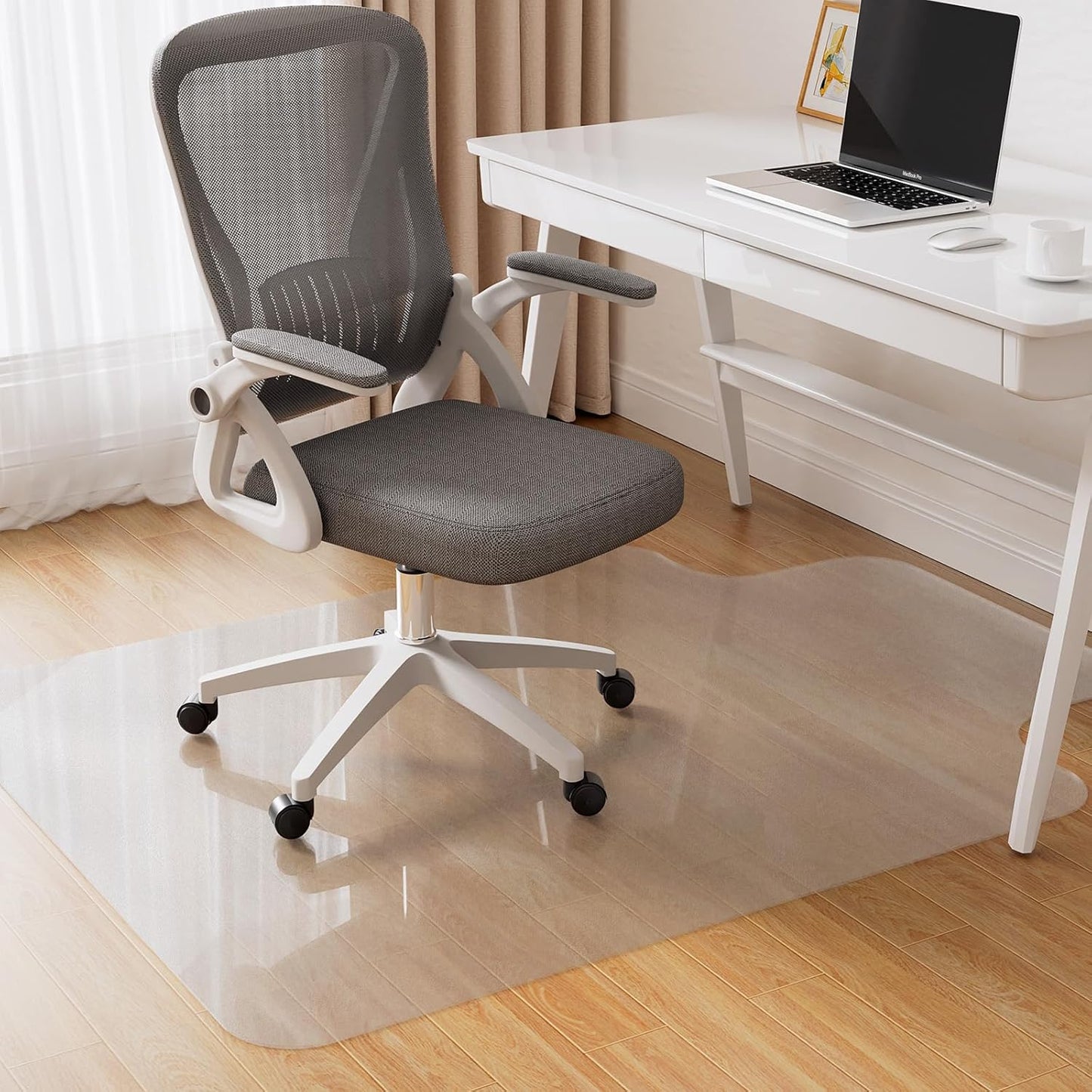 Delamu Chair Mat for Hardwood Floors - Perfect Floor Protector