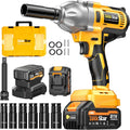 Cordless Impact Wrench 740 Ft-lbs 1/2 in - High Torque, Brushless