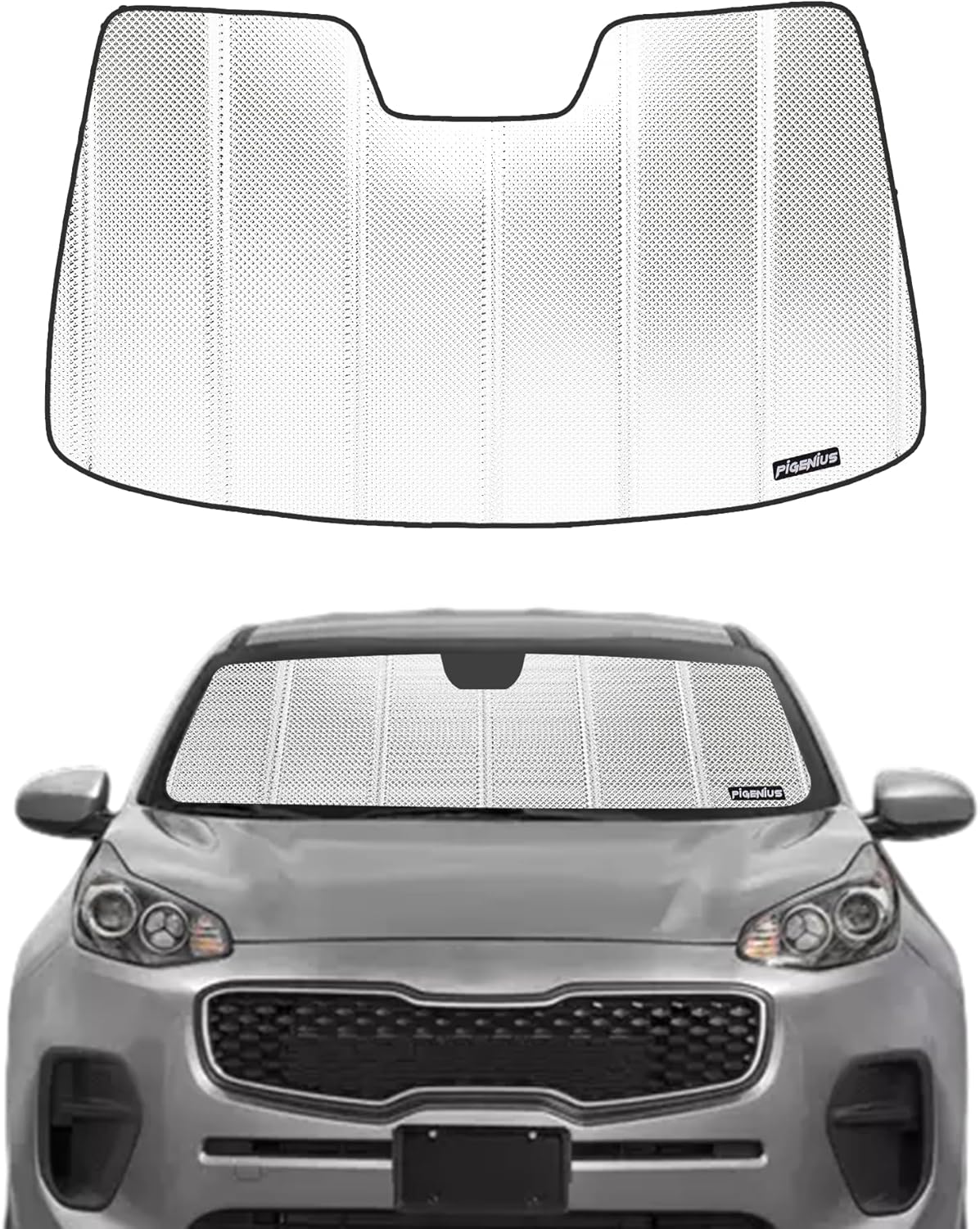 Custom Fit Windshield Sun Shade for 2017-2022 Kia Sportage