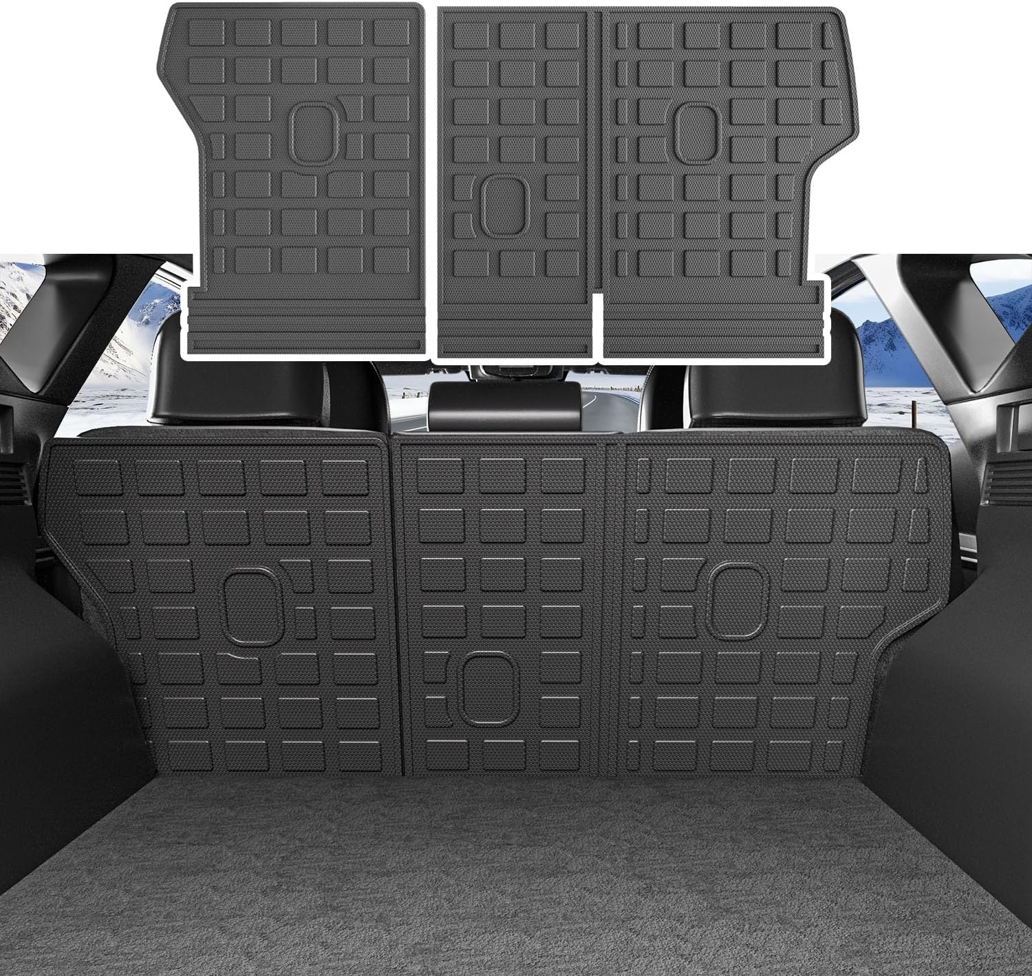 Xipoo Cargo Liner for 2022-2025 Tucson - Durable Backrest Mat