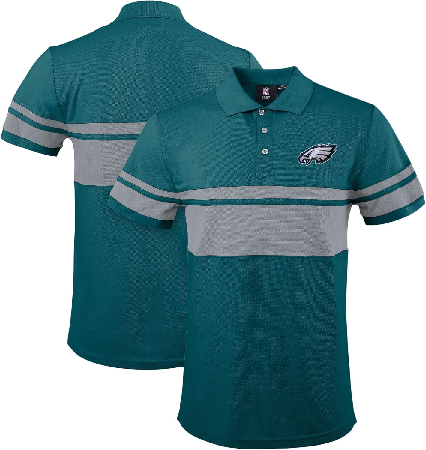 FOCO NFL Football Team Color Chest Stripe Men's Polo Shirt Review