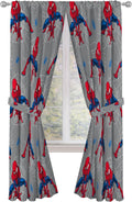 Spider-Man Black Out Curtains for Kids Bedroom - 42in x 84in Panels