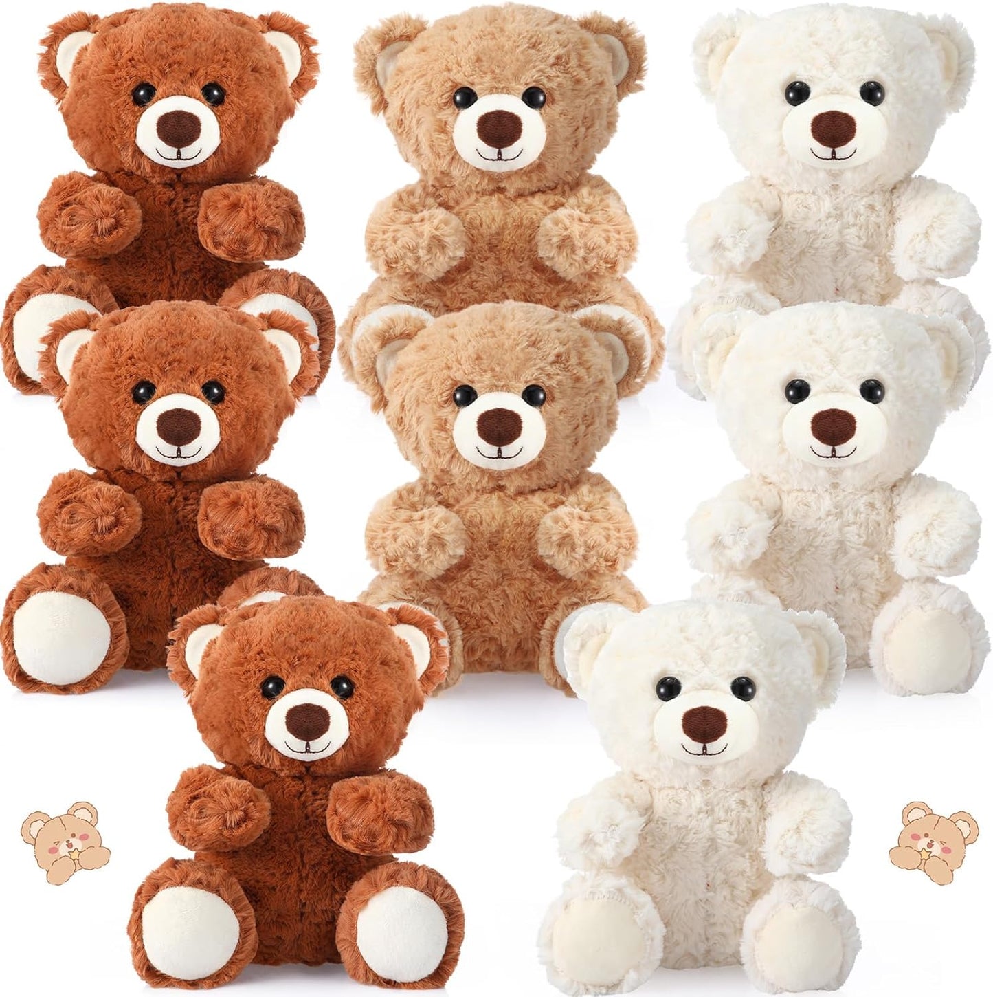Liliful 8 Inch Bear Stuffed Animals for Parties and Gifts