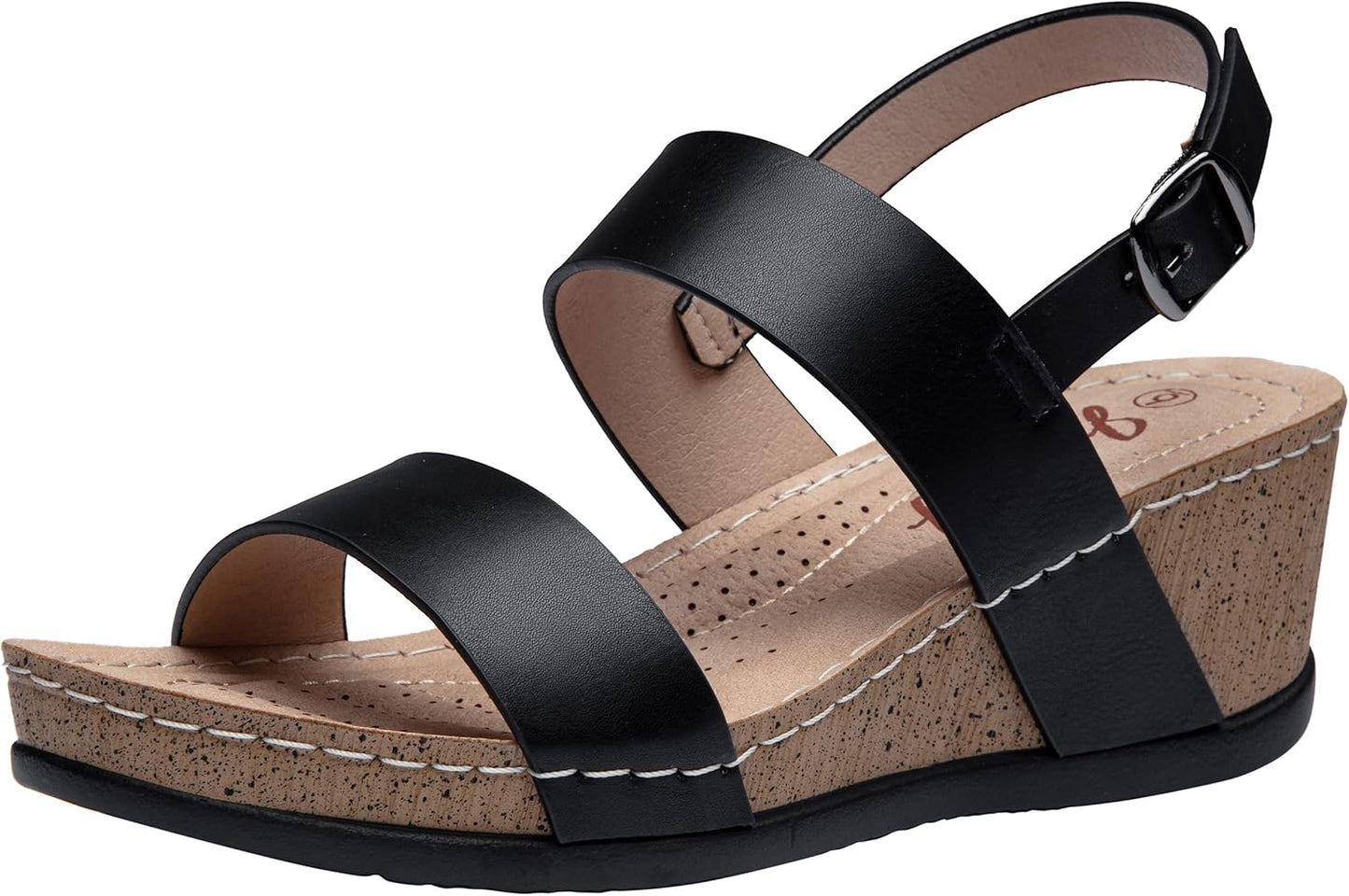 Jeossy Women's Platform Wedge Sandals for Summer Comfort