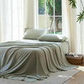 Twin XL Sage DOZ Sheet Set - 100% Viscose Bamboo Cooling
