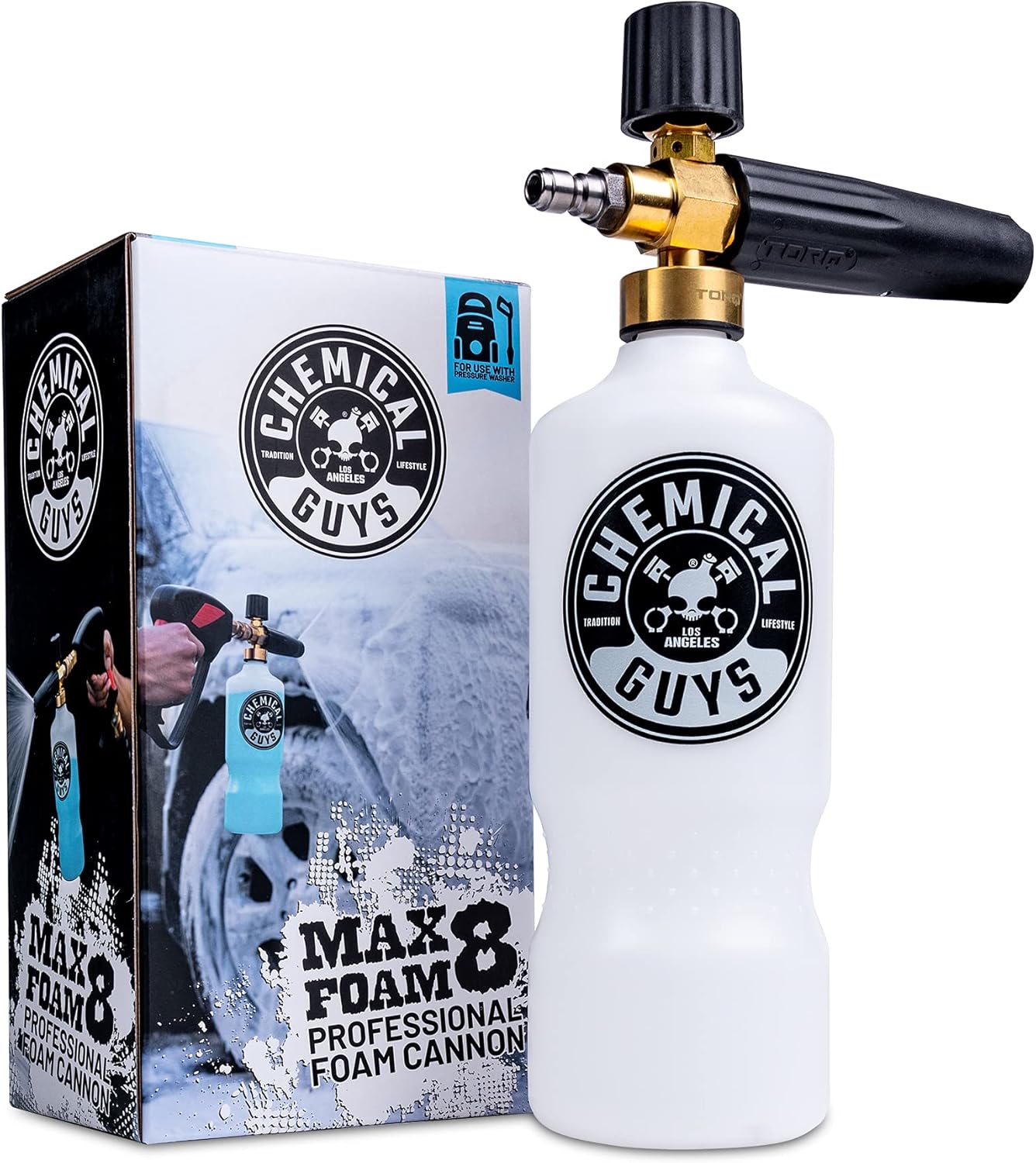 Chemical Guys TORQ Professional Foam Cannon Max Foam 8 Review