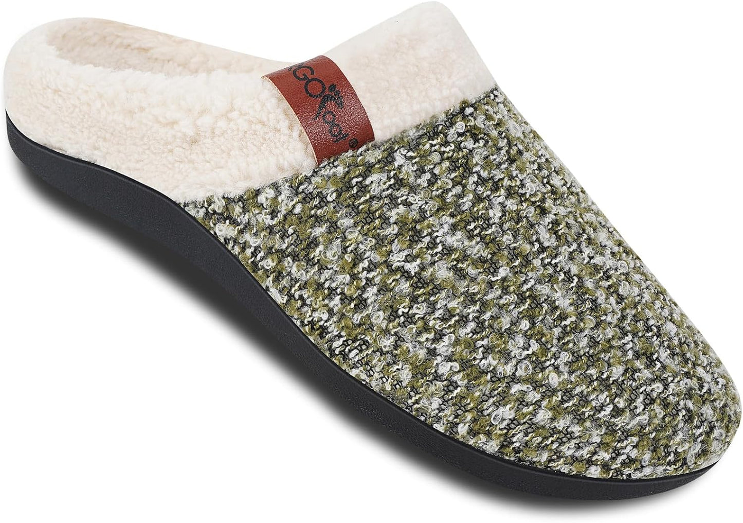ERGOfoot Orthopedic Slippers with Arch Support for Comfort