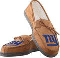 FOCO Men's NFL Football Team Logo Moccasin Slippers