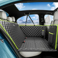 Dog Car Seat Cover for Back Seat - Waterproof Leather Fabric Extender