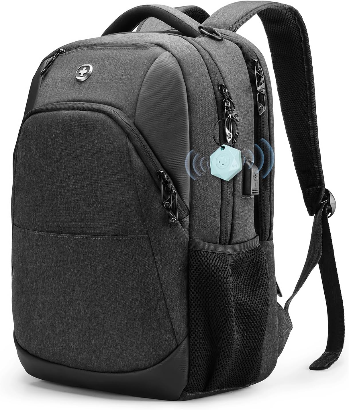 Swissdigital Business Laptop Backpack with USB Charging Port