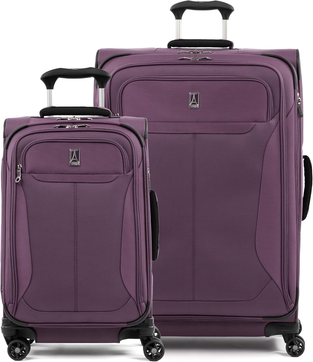 Travelpro Tourlite Softside 2-Piece Luggage Set in Deep Purple