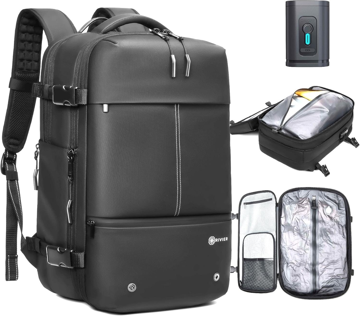 Laptop Travel Backpack Expandable with Vacuum Compression