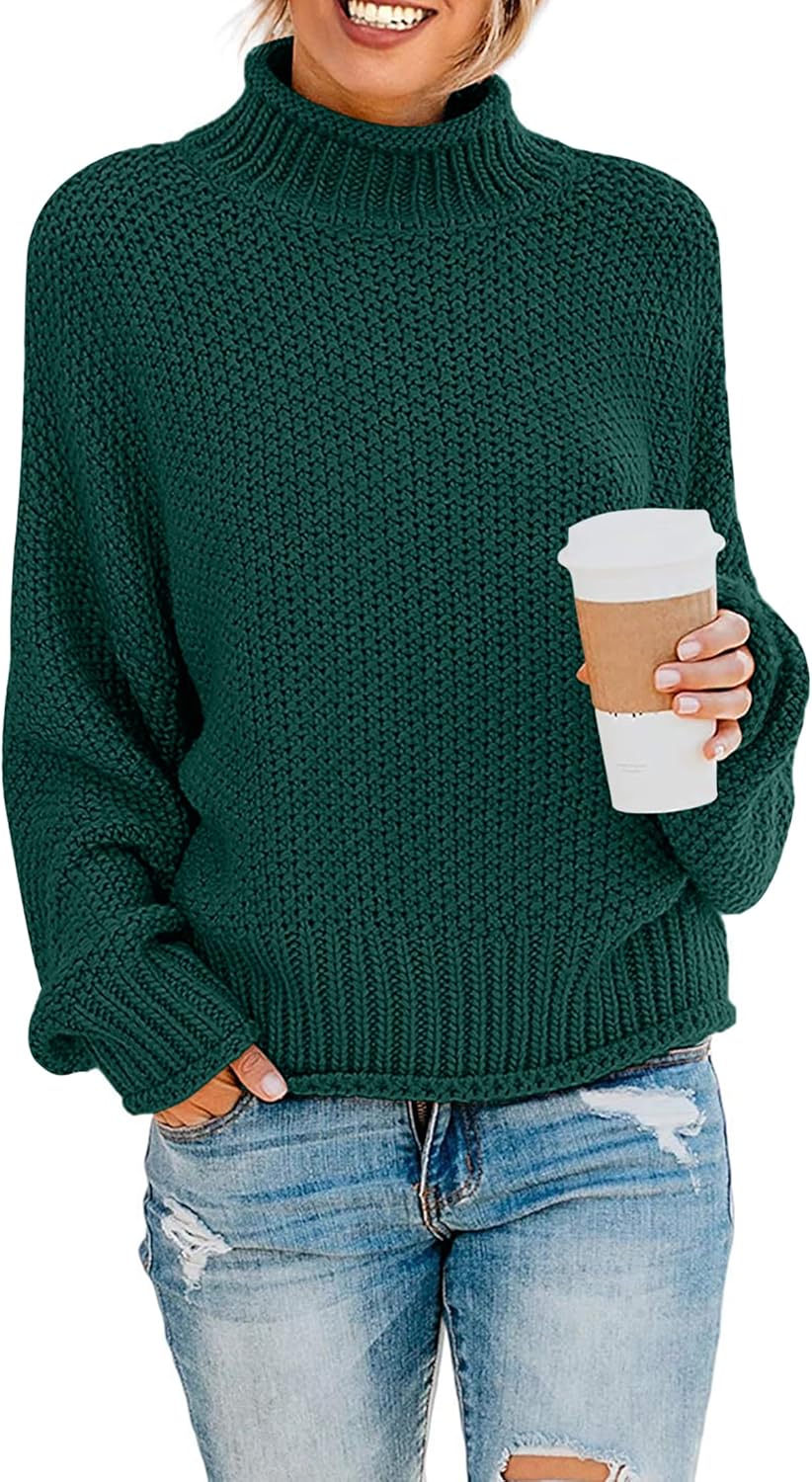 Stylish Oversized Chunky Knitted Pullover Sweater for Women