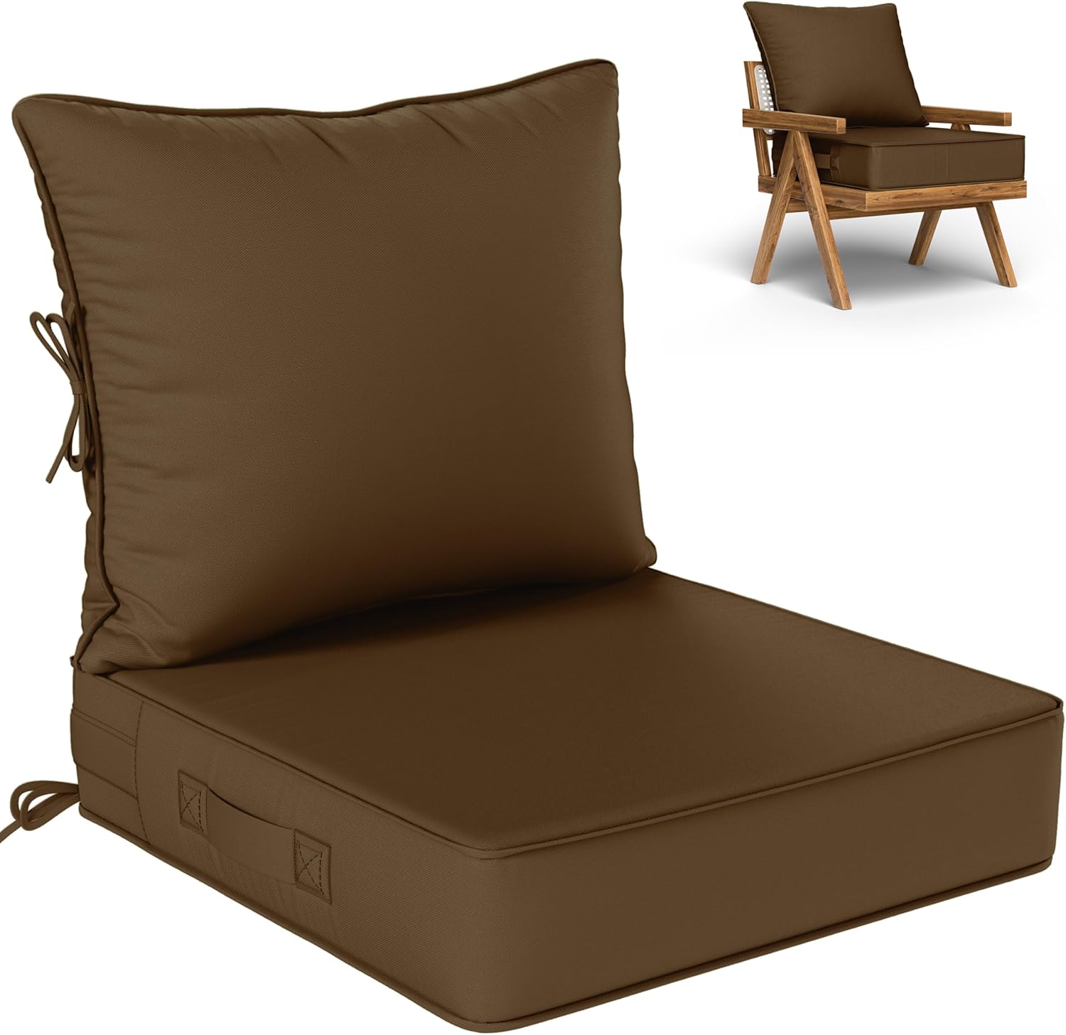 Kimunuk Outdoor Seat Cushion Set - Waterproof & Durable