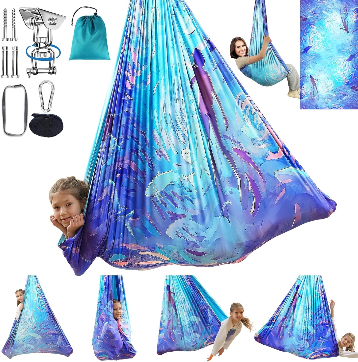 Sensory Swing for Kids Indoor & Outdoor Therapy Hammock Chair