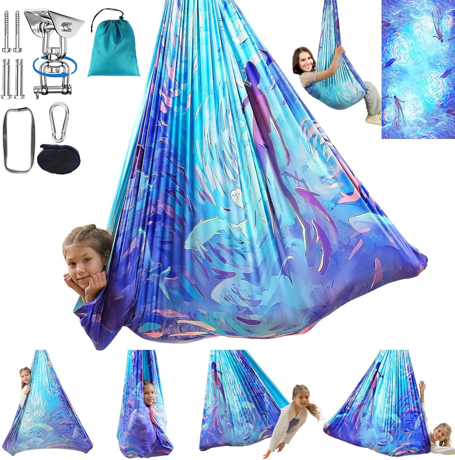Sensory Swing for Kids Indoor & Outdoor Therapy Hammock Chair