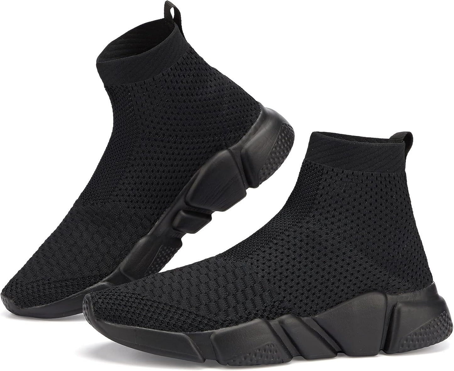Santiro Walking Shoes for Men - Lightweight High Top Sneakers