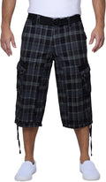 X RAY Men's Long Cargo Shorts Below Knee Length - Durable Comfort Made