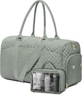 Focdod Weekender Travel Duffle Bag for Women with Shoe Compartment