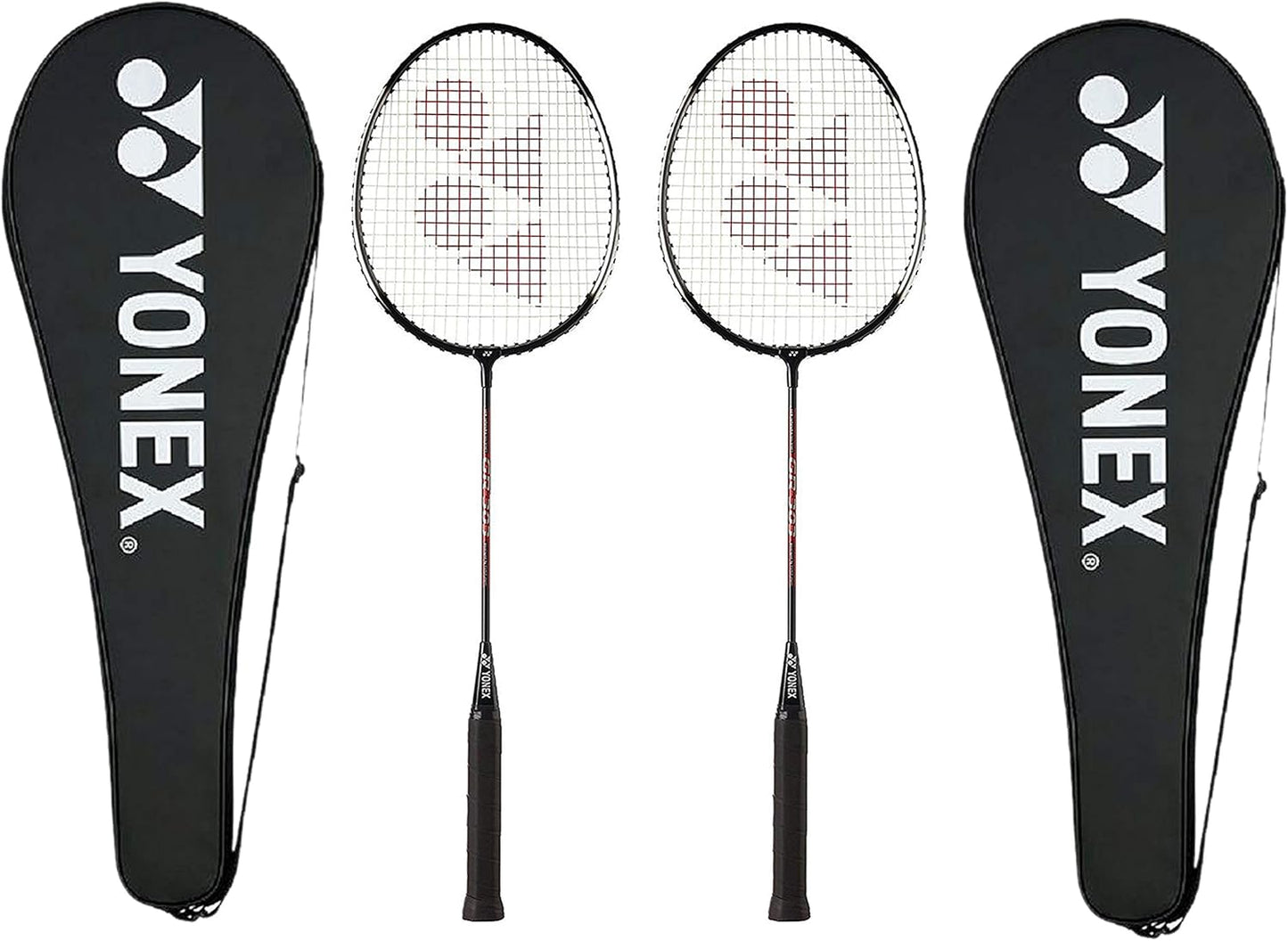 Yonex GR 303 Combo Badminton Racquet Set of 2 with Cover