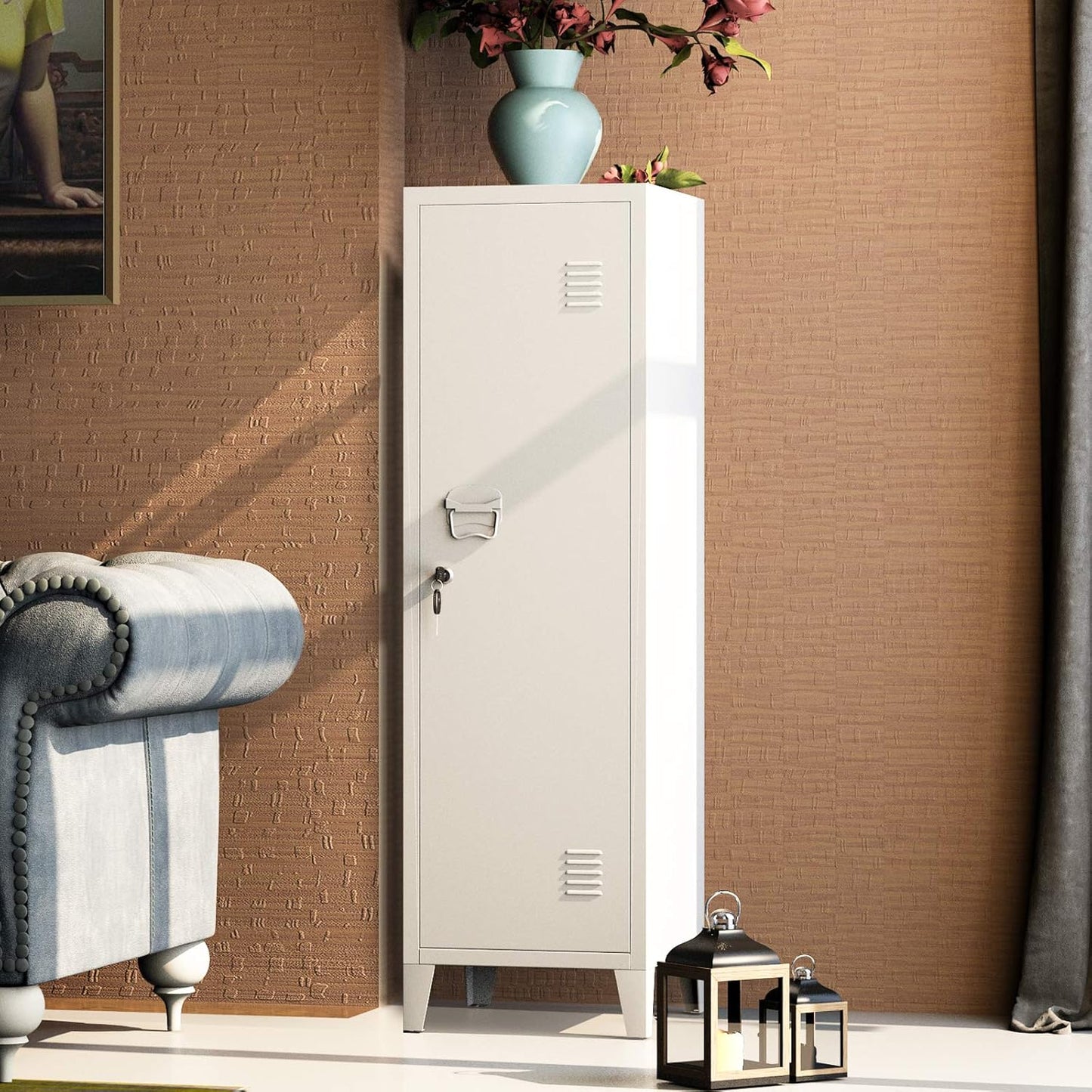 MIOCASA Metal Cabinet for Home Office Storage and Organization