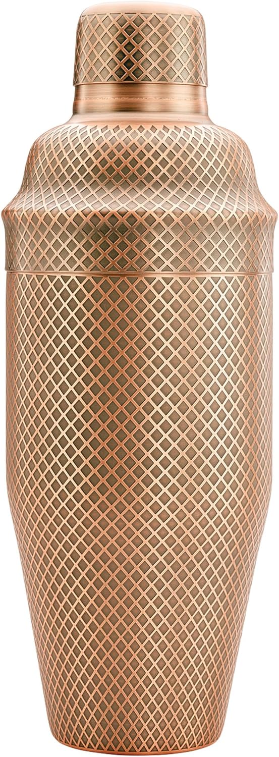 Vintage Copper Cocktail Shaker Set - 24 Oz