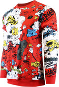 Mens Urban Hip Hop Premium Fleece Pullover - Streetwear Crew