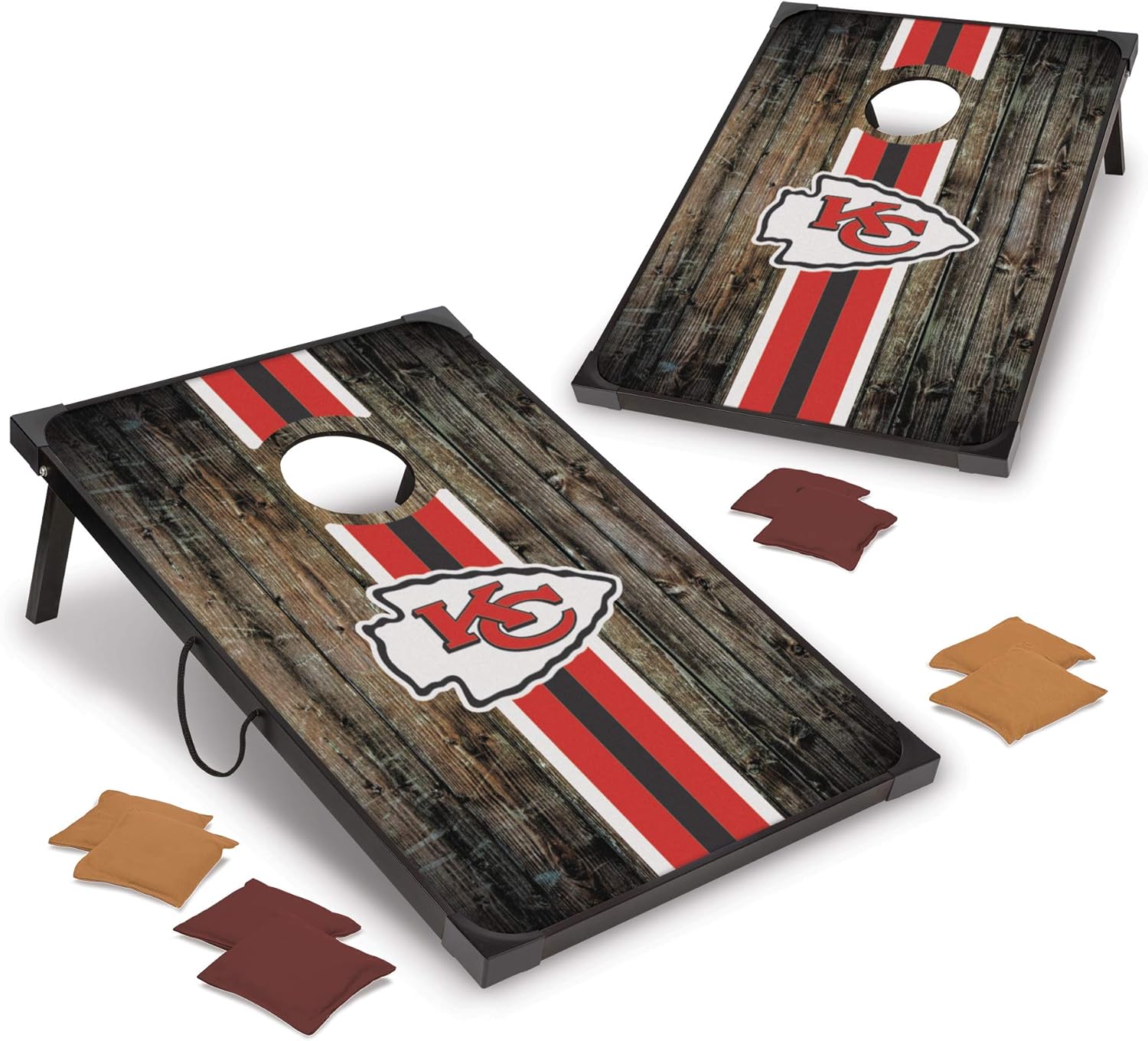 NFL 2ft x 3ft MDF Deluxe Cornhole Set for Tailgating Fun