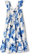 Short Sleeve Fashion Dress for Kids - Adorable Tropical Style