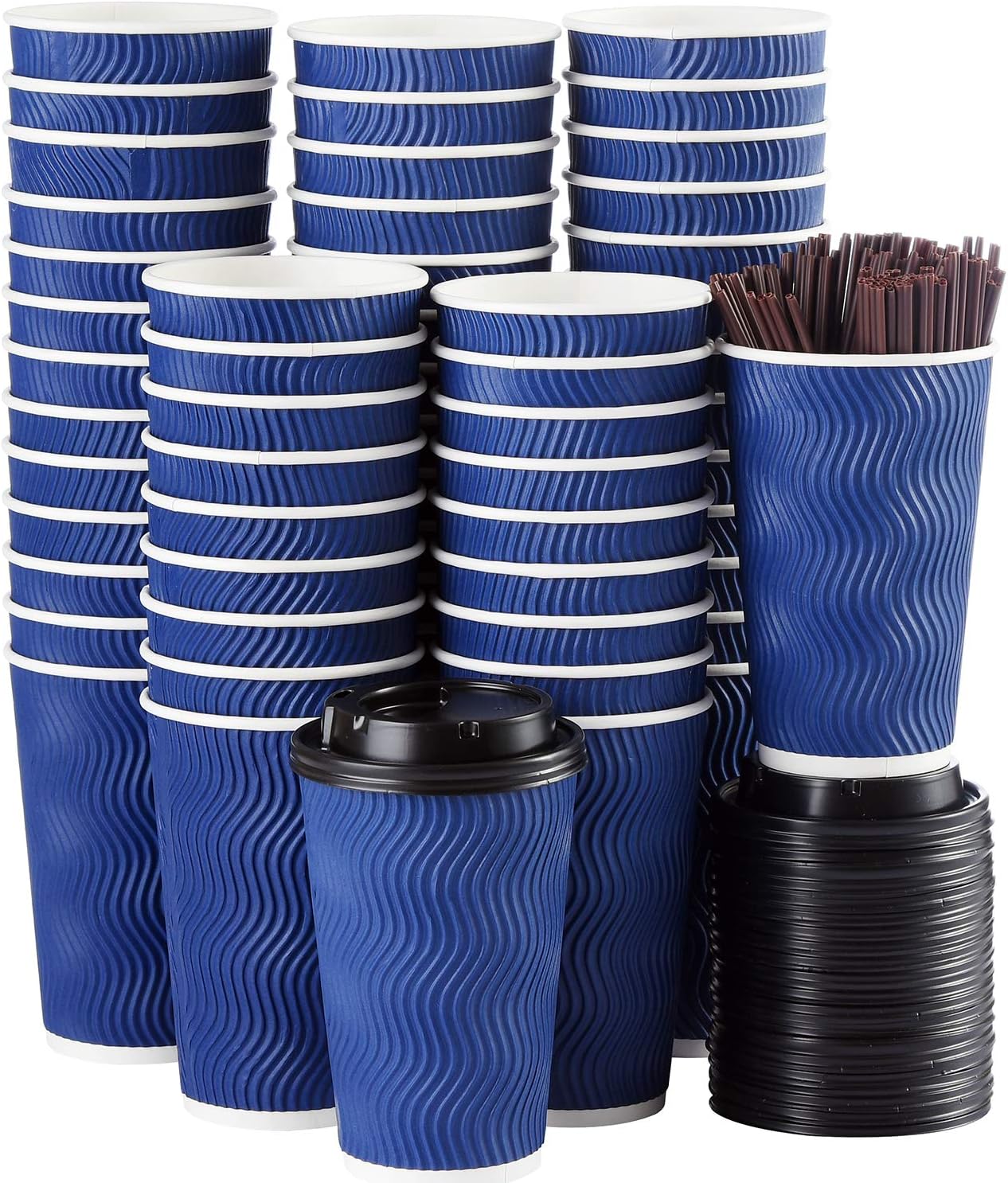 Kindpack 16oz Insulated Coffee Cups - 90 Set