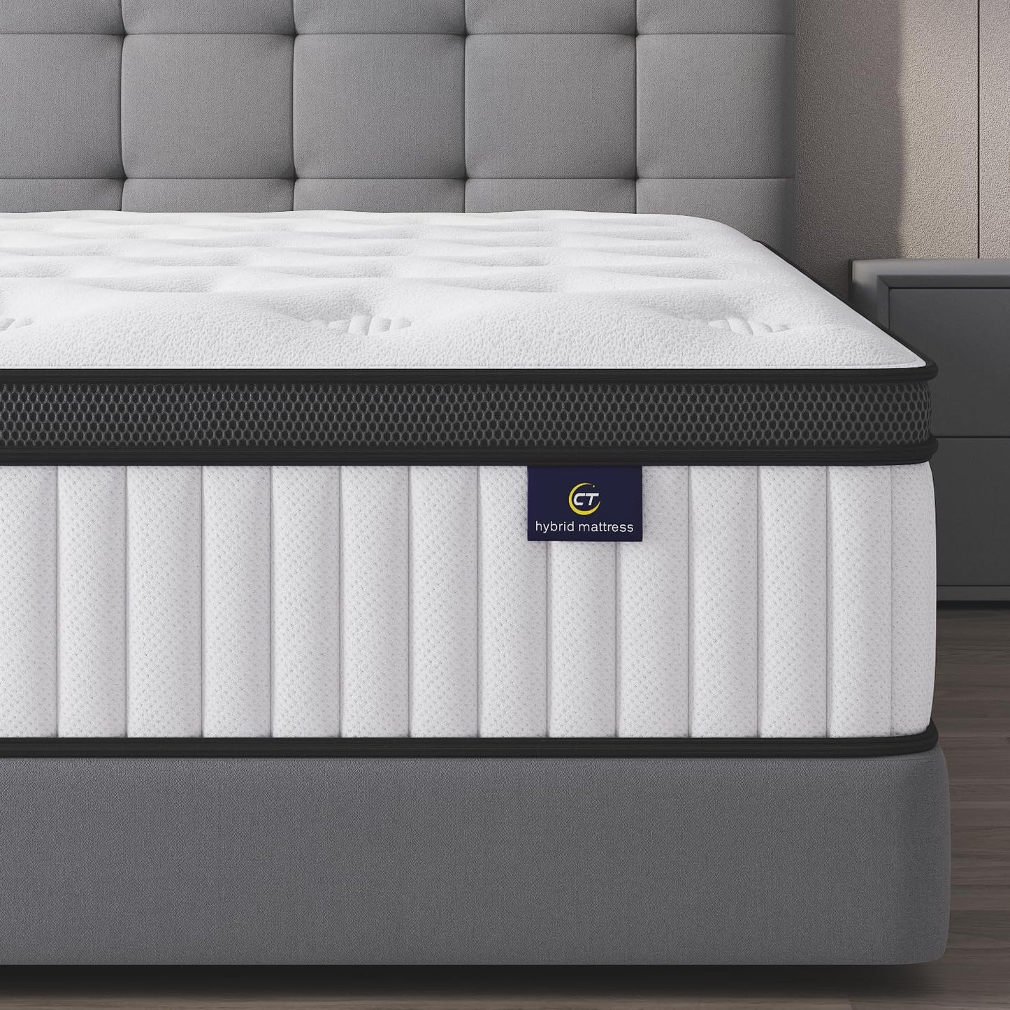 Full Size 10 Inch Hybrid Mattress with Memory Foam Comfort