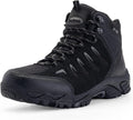 SHULOOK Men's Waterproof Hiking Boots Mid Top Ankle Boot - Lightweight