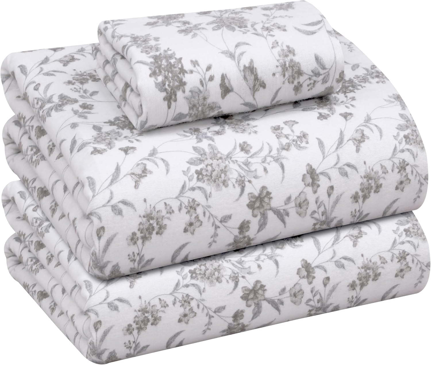 RUVANTI Flannel Sheets Twin Size Set - Cozy Cotton Bedding