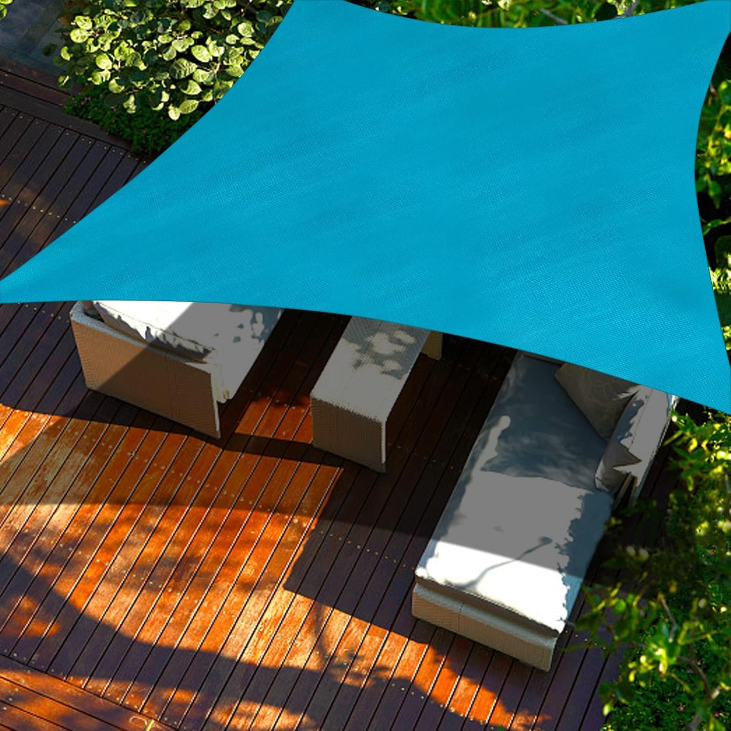 Cool Area Sun Shade Sail 12x17 FT Rectangle Canopy for Outdoors