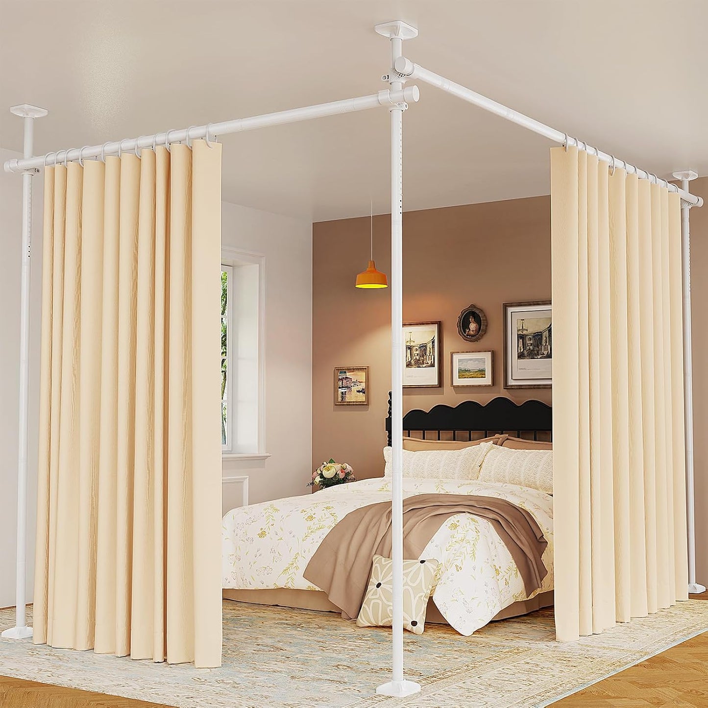 Goovilla Room Divider for Adjustable Temporary Privacy Wall
