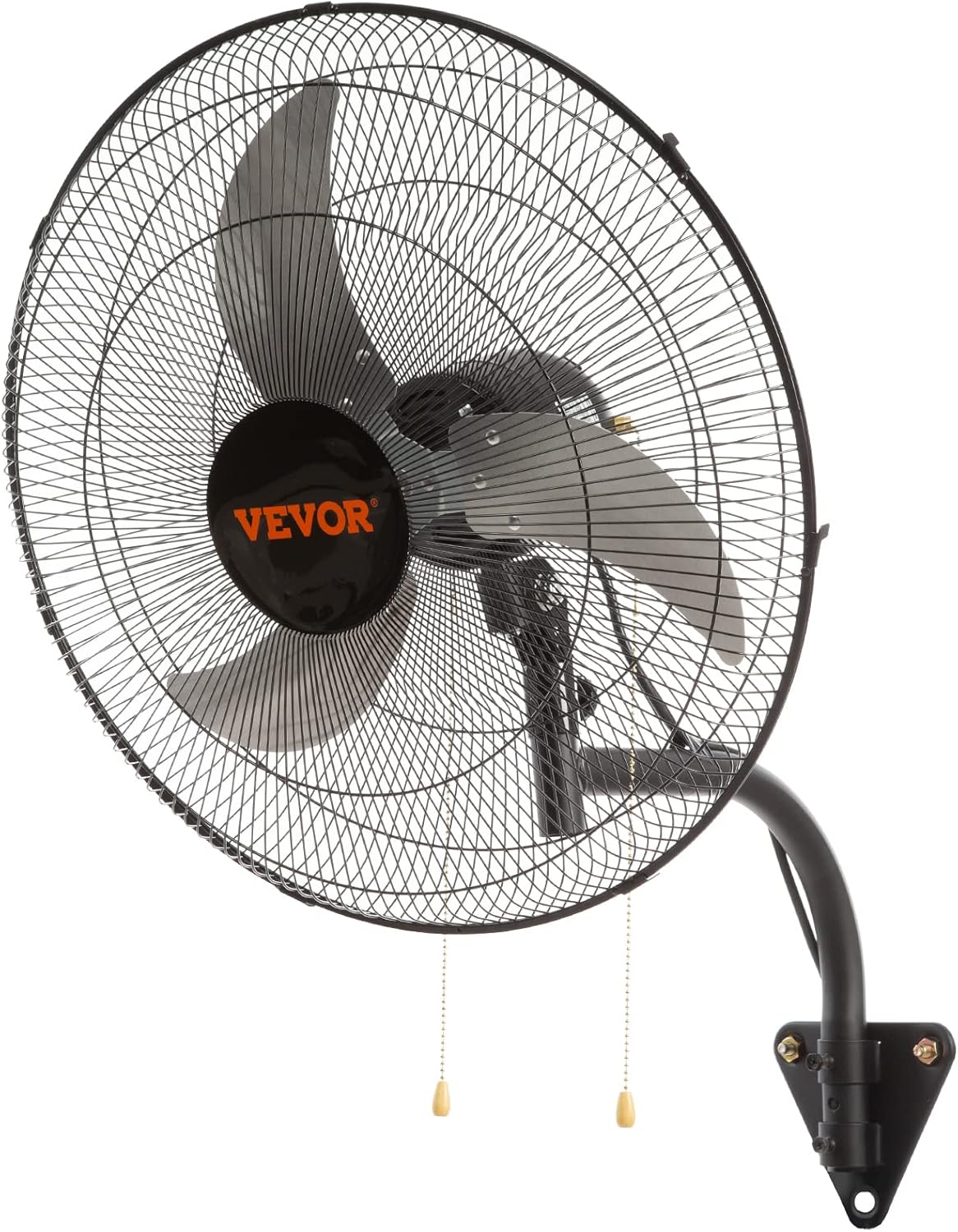 VEVOR 20 Inch Oscillating Wall Mount Fan for Indoor and Outdoor