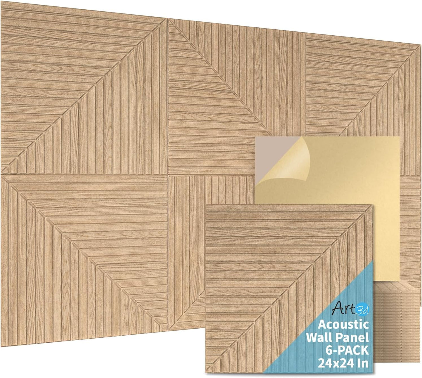 Self-Adhesive Acoustic Wall Panels for Home Decor and Soundproofing