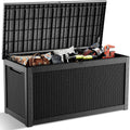 268 Gallon Outdoor Deck Box for Storage and Patio Furniture