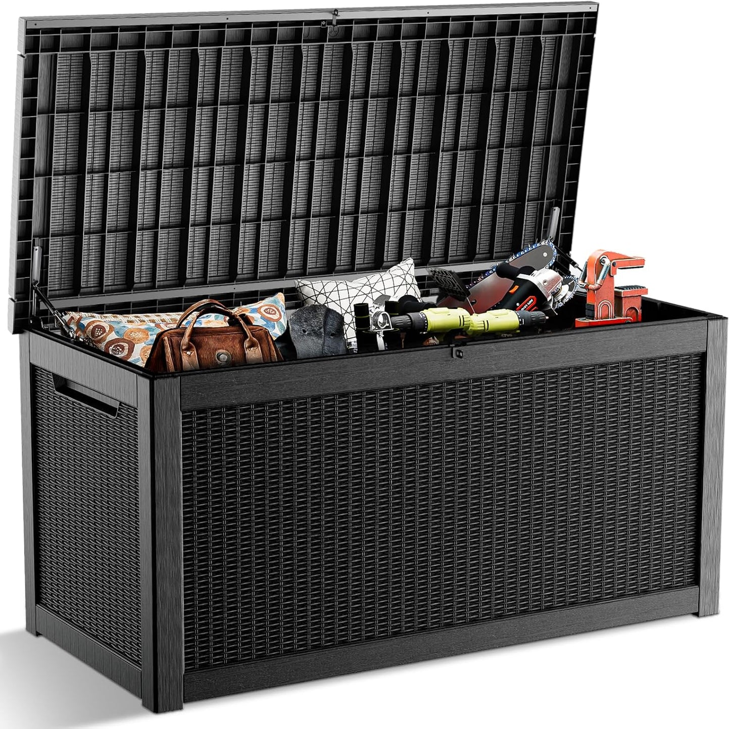 268 Gallon Outdoor Deck Box for Storage and Patio Furniture