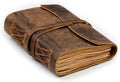 LEATHER VILLAGE Leather Bound Journal - Rustic Brown 7in x 5in