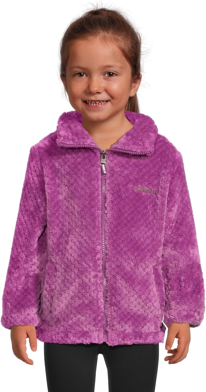 Columbia Girls' Fire Side Sherpa Full Zip Jacket for Winter Fun