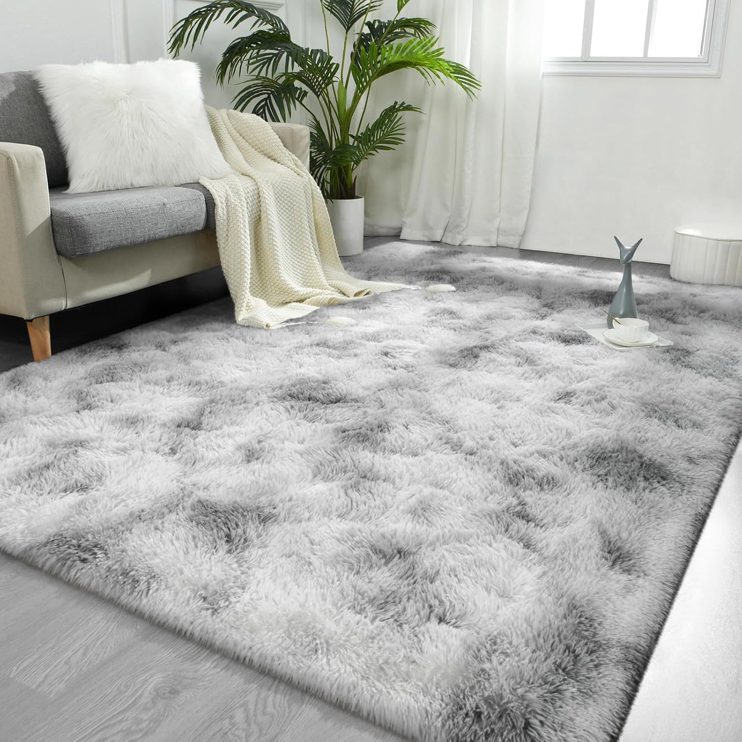 FlyDOIT 6x9 Feet Large Area Rugs for Cozy Living Room Decor