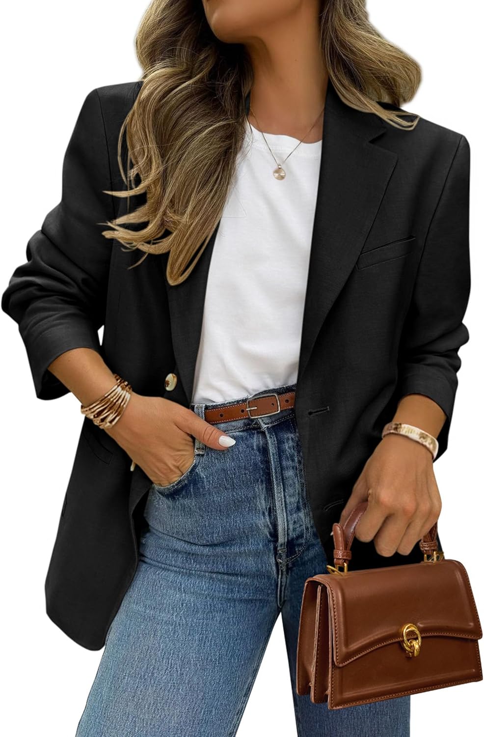 PRETTYGARDEN Blazers for Women Business Casual Work Jacket