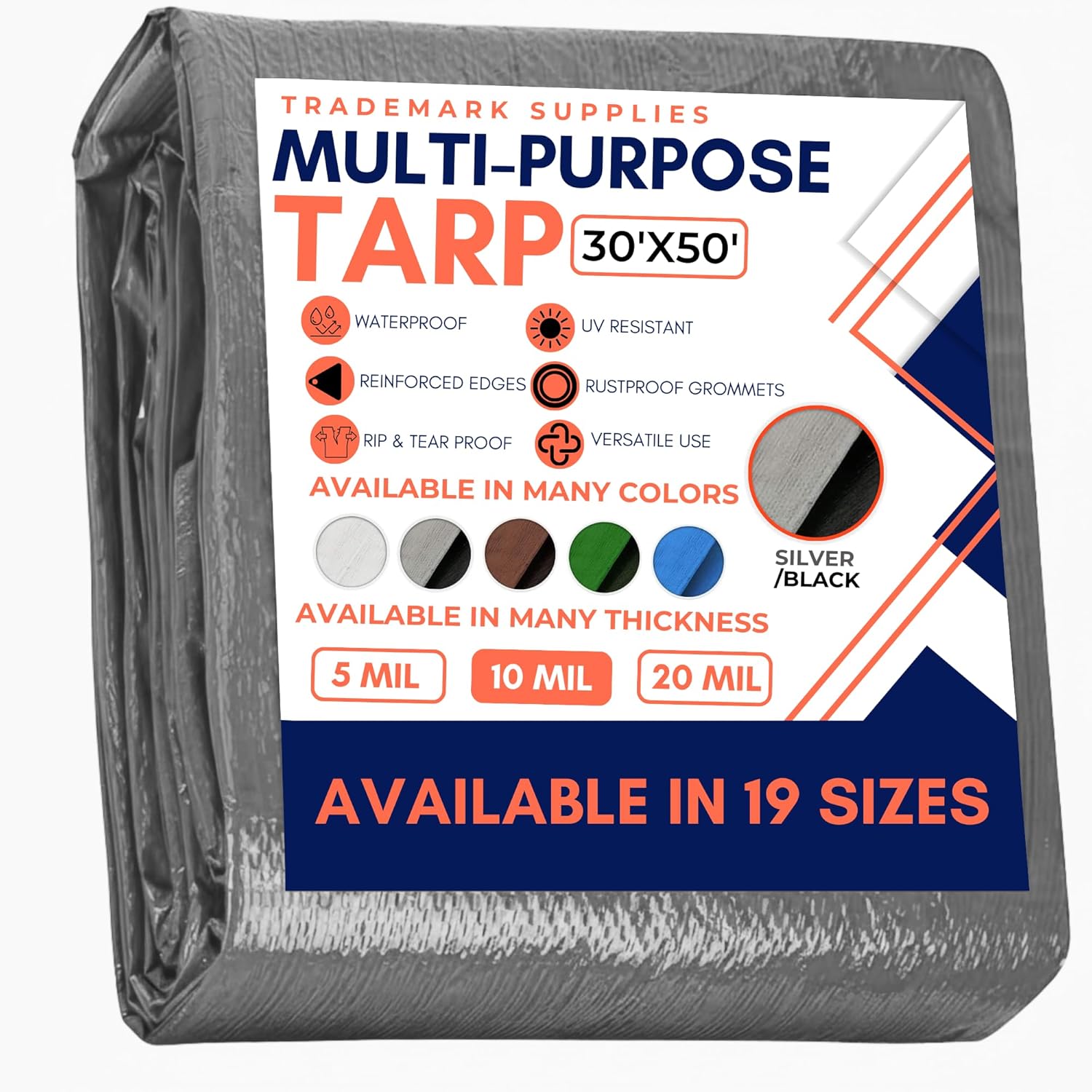 30X50 Heavy Duty Tarp for Ultimate Protection and Versatility