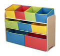 Delta Multi-Color Deluxe Toy Organizer with Storage Bins - Room Ready